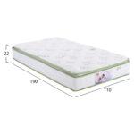 ΣΤΡΩΜΑ CONTINUOUS SPRING ΑΝΩΣΤΡΩΜΑ ALOE VERA 110X190 HM372.12 ΜΟΝΗΣ ΟΨΗΣ - Image 2