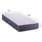 ΣΤΡΩΜΑ DREAMTOPIA CLOUD9 HM656.90-200 BONNELL SPRING 90x200x27Υ εκ. - Image 2