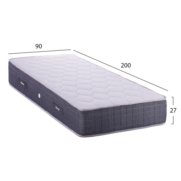 ΣΤΡΩΜΑ DREAMTOPIA CLOUD9 HM656.90-200 BONNELL SPRING 90x200x27Υ εκ. - Image 2