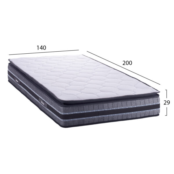 ΣΤΡΩΜΑ DREAMTOPIA FRANKLIN HM657.140 BONNELL SPRING ΜΕ ΑΝΩΣΤΡΩΜΑ 140x200x29Y εκ. - Image 2