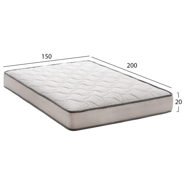 ΣΤΡΩΜΑ DREAMTOPIA ΣΕΙΡΑ ATLAS HM654.150 BONNELL SPRING 150x200x20Y εκ. - Image 2
