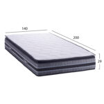 ΣΤΡΩΜΑ DREAMTOPIA σειρά CELESTIAL HM663.140 MINI BONNELL SPRING & ΑΝΩΣΤΡΩΜΑ 140x200x29Yεκ. - Image 2