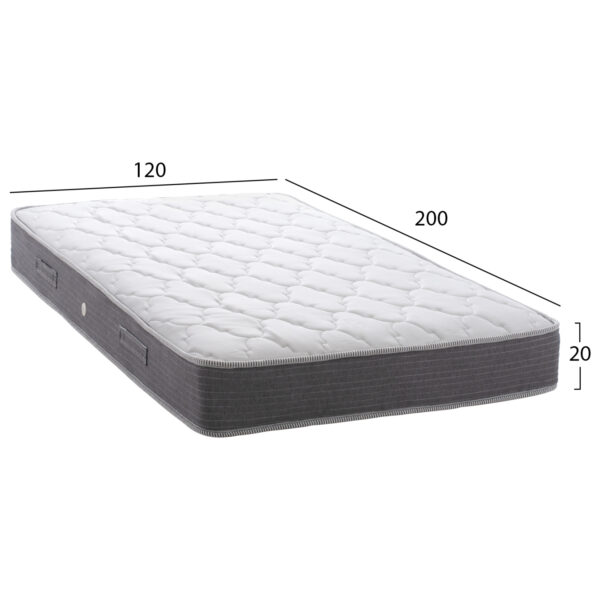 ΣΤΡΩΜΑ DREAMTOPIA ΣΕΙΡΑ LULLABY ALOE VERA HM655.120 BONNELL SPRING 120x200x20Y εκ. - Image 2
