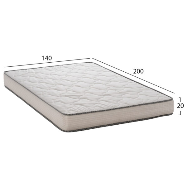 ΣΤΡΩΜΑ DREAMTOPIA ΣΕΙΡΑ RELIEF HM653.140-200 BONNELL SPRING 140x200x20Y εκ. - Image 2