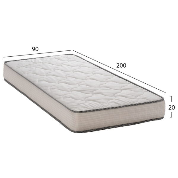 ΣΤΡΩΜΑ DREAMTOPIA ΣΕΙΡΑ RELIEF HM653.90-200 BONNELL SPRING 90x200x20Y εκ. - Image 2