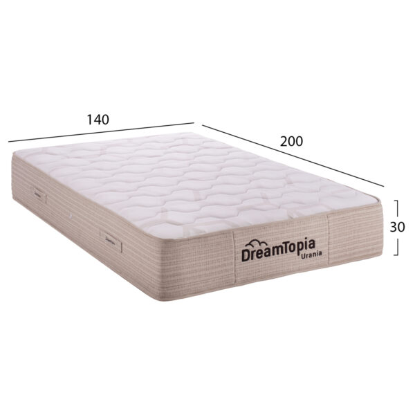 ΣΤΡΩΜΑ DREAMTOPIA, σειρά URANIA HM659.140 POCKET SPRING 140X200x30Yεκ. - Image 2
