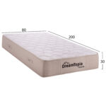 ΣΤΡΩΜΑ DREAMTOPIA ΣΕΙΡΑ URANIA HM659.80 POCKET SPRING 80X200εκ. - Image 2