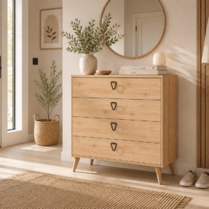 Συρταριέρα με 4 συρτάρια,Versa-ce 3610 , 80x45x90,8 , All4home