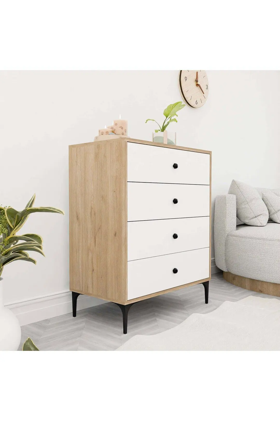 Συρταριέρα 3700 Agata Συρταριέρα 3700 Agata , 80x45x91,8εκ., All4home - Image 1