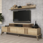 ΣΥΝΘΕΣΗ ΣΑΛΟΝΙΟΥ 2 ΤΜΧ ΦΥΣΙΚΟ OAK HM11848.01 - Image 5