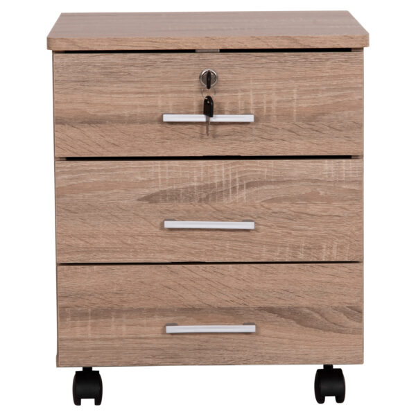 ΣΥΡΤΑΡΙΕΡΑ ΓΡΑΦΕΙΟΥ HAYDEN HM2282.02 ΣΕ SONAMA ΧΡΩΜΑ 39.5x40x46.5Υεκ - Image 3