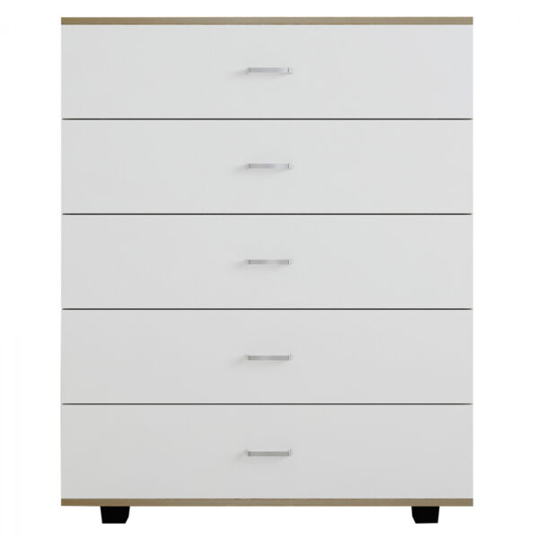 ΣΥΡΤΑΡΙΕΡΑ ΜΕΛΑΜΙΝΗΣ THORG HM8995.04- 5 ΣΥΡΤΑΡΙΑ ΣΕ SONAMA-ΛΕΥΚΟ 80Χ40Χ100Yεκ. - Image 2