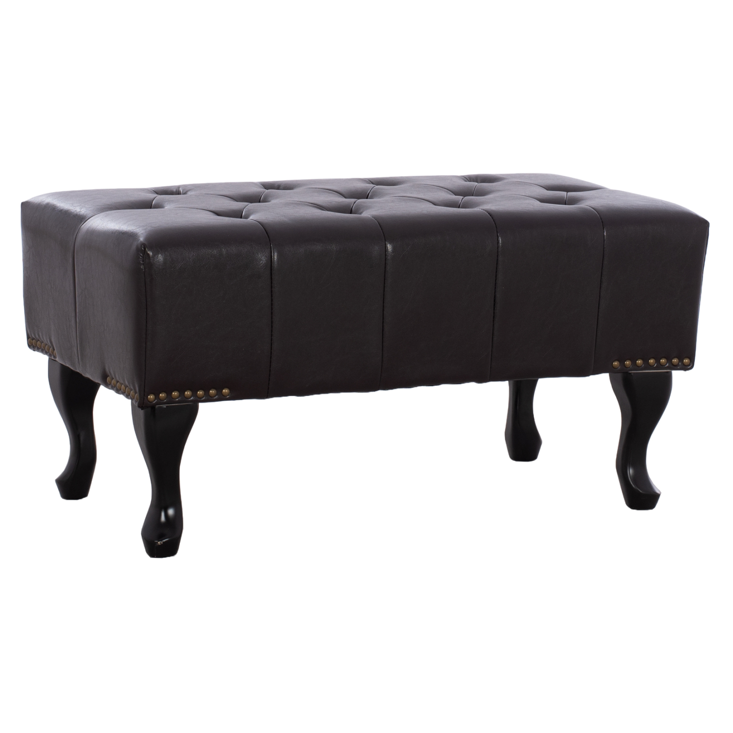 HM226.01 ΤΑΜΠΟΥΡΕ ΥΠΟΠΟΔΙΟ T.CHESTERFIELD EMMA HM226.01 PU 80x44x39Y εκ.ΣΚ.ΚΑΦΕ - Image 1
