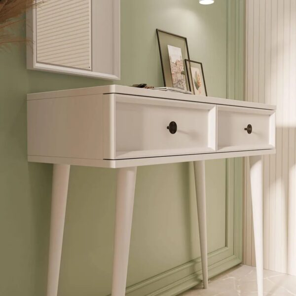 Τουαλέτα με καθρέφτη, Luna 6020 , ΄Λευκό, 90x35x82εκ., All4home - Image 5