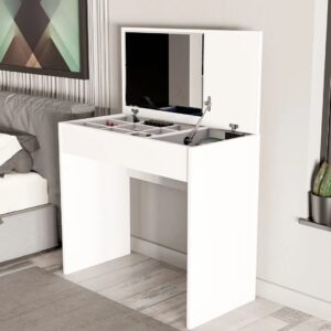 Τουαλέτα με καθρέφτη , 2230 Laila , 80,5 x 45 x 123,20 εκ., All4home