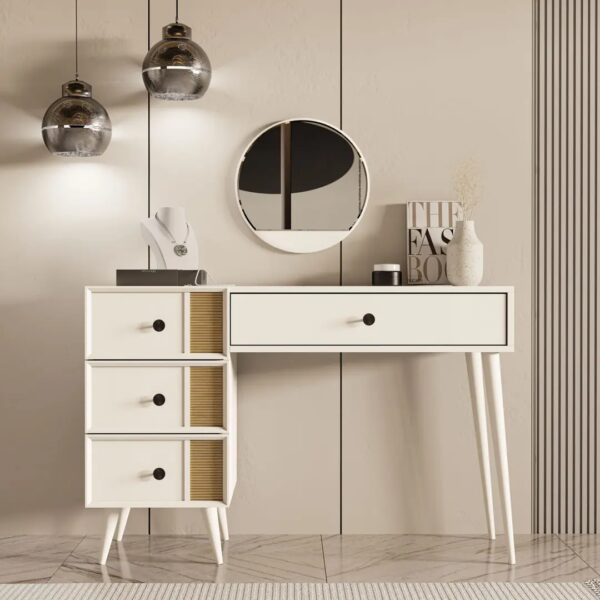 Τουαλέτα με καθρέφτη , 2252 Rose  , 120 x 45 x 79,50 εκ., All4home - Image 3