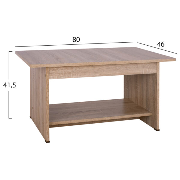 ΤΡΑΠΕΖΑΚΙ ΣΑΛΟΝΙΟΥ HAYDEN HM2286.02 ΣΕ ΧΡΩΜΑ SONAMA 80x46x41,5 - Image 2