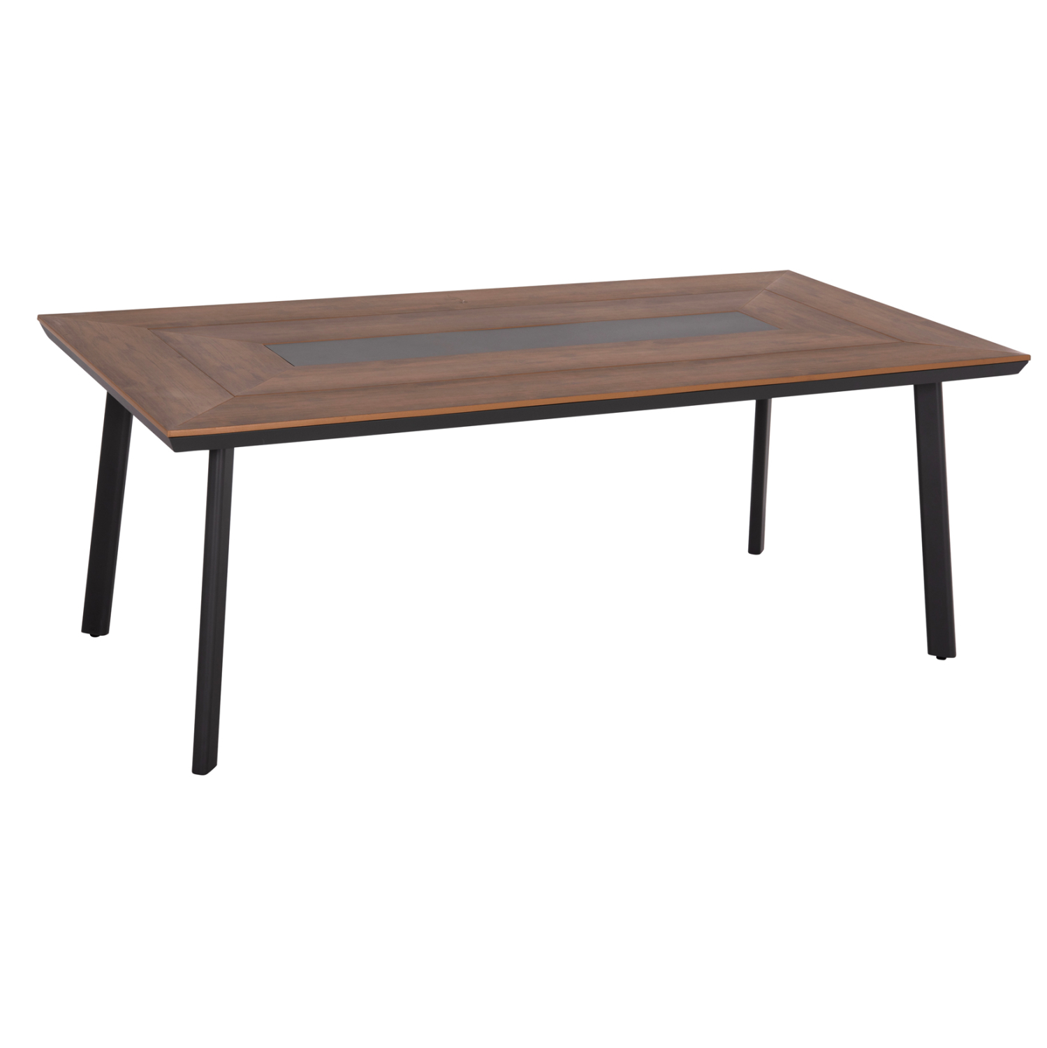 HM5131.12 ΤΡΑΠΕΖΙ ΑΛΟΥΜΙΝΙΟΥ TABER ΜΕ POLYWOOD 200X100 ΓΚΡΙ HM5131.12 - Image 1
