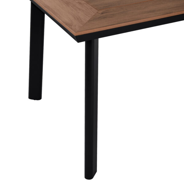 ΤΡΑΠΕΖΙ ΑΛΟΥΜΙΝΙΟΥ TABER ΜΕ POLYWOOD HM5132.12 ΓΚΡΙ 160x92x72 - Image 6