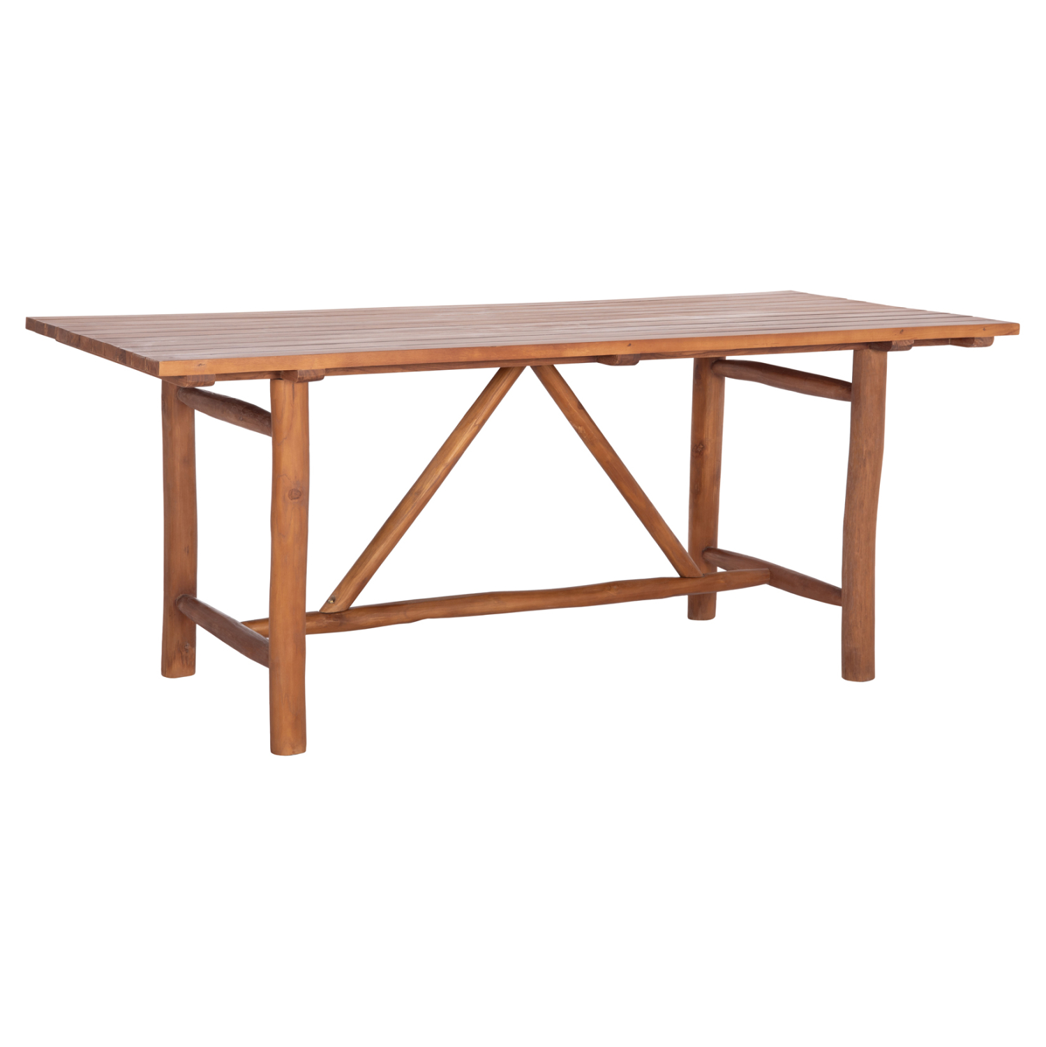 HM9390.01 ΤΡΑΠΕΖΙ GROOVE HM9390.01 ΑΠΟ ΞΥΛΟ ΜΑΣΙΦ ΤΕΑΚ 220X100X90Υεκ. - Image 1