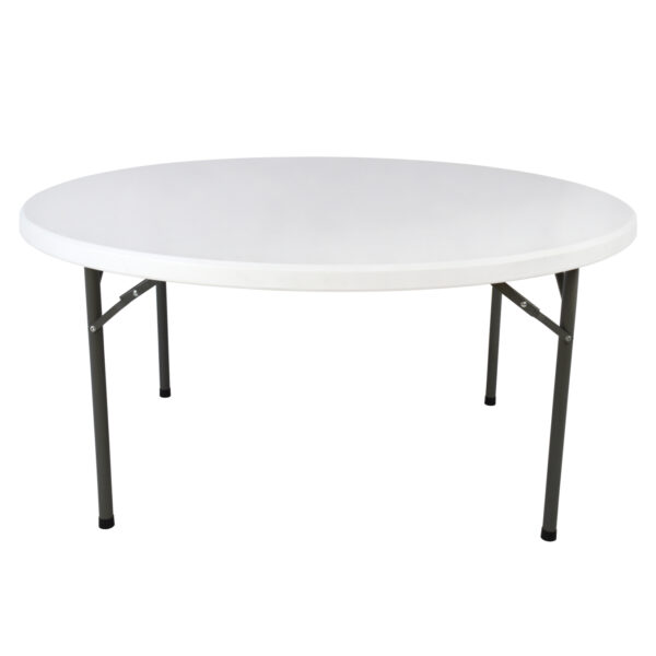 ΤΡΑΠΕΖΙ CATERING-ΣΥΝΕΔΡΙΟΥ HM5043 Φ152Χ74εκ ΠΤΥΣΣΟΜΕΝΟ ΣΤΡΟΓΓΥΛΟ - Image 2