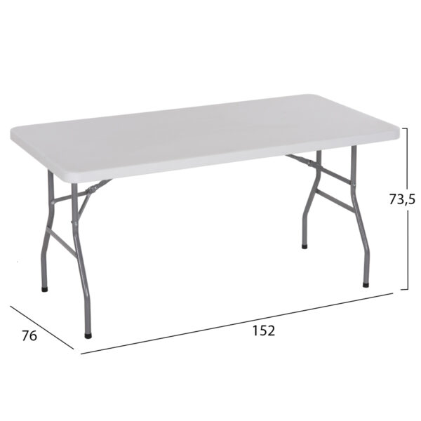 ΤΡΑΠΕΖΙ CATERING-ΣΥΝΕΔΡΙΟΥ HM5064 152Χ76Χ74 εκ. ΠΤΥΣΣΟΜΕΝΟ - Image 2
