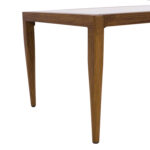 ΤΡΑΠΕΖΙ MEIR ΣΑΛΟΝΙΟΥ ΑΛΟΥΜΙΝΙΟΥ BAMBOO LOOK ΜΕ ΓΥΑΛΙ 100Χ58Χ46 HM5551.01 - Image 5