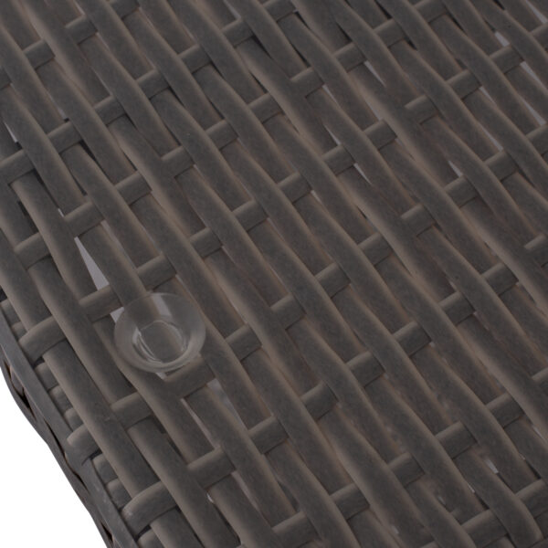 ΤΡΑΠΕΖΙ ΜΕΤΑΛΛΙΚΟ MINSK RATTAN ΓΚΡΙ HM5507.01 150x90x75Υ εκ. - Image 6