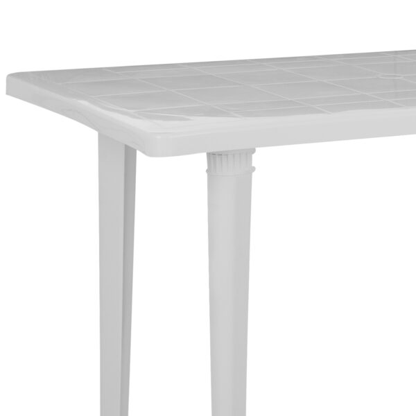 ΤΡΑΠΕΖΙ ΠΛΑΣΤΙΚΟ 70X120X70εκ. ΛΕΥΚΟ 303002034 - Image 4