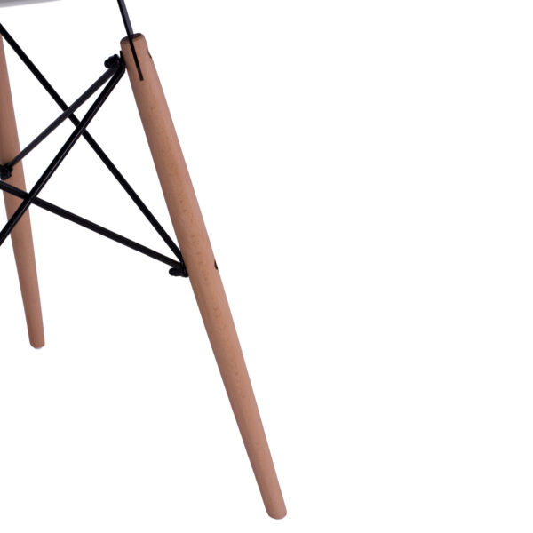 ΤΡΑΠΕΖΙ MINIMAL ΣΤΡΟΓΓΥΛΟ HM0060.01 ΛΕΥΚΟ ΧΡΩΜΑ MDF-ΠΟΔΙΑ ΟΞΙΑΣ ΦΥΣΙΚΟ Φ60Χ72Υεκ. - Image 5