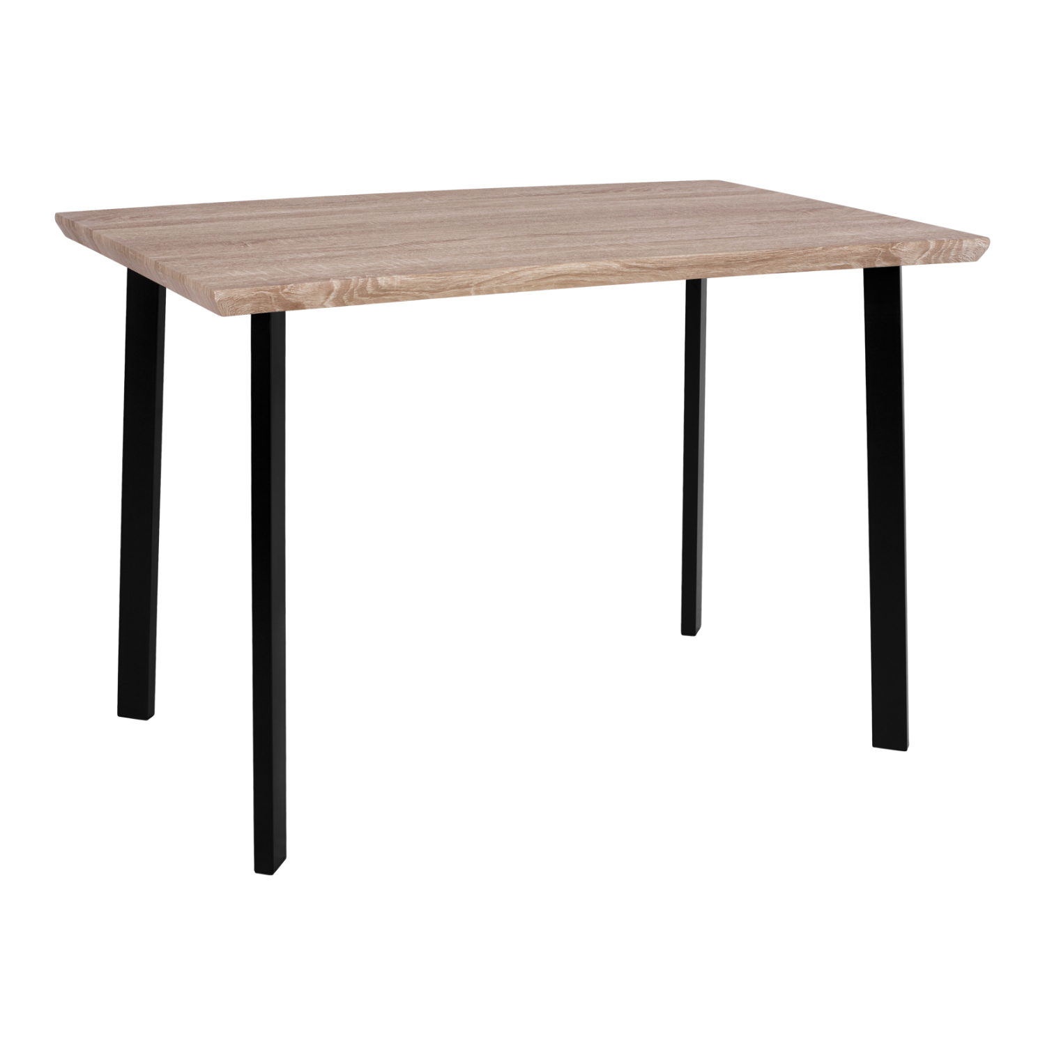 HM8333 ΤΡΑΠΕΖΙ ΤΡΑΠΕΖΑΡΙΑΣ PALANI 110X70 SONAMA ΜΕ ΜΑΥΡΑ ΠΟΔΙΑ HM8333 - Image 1