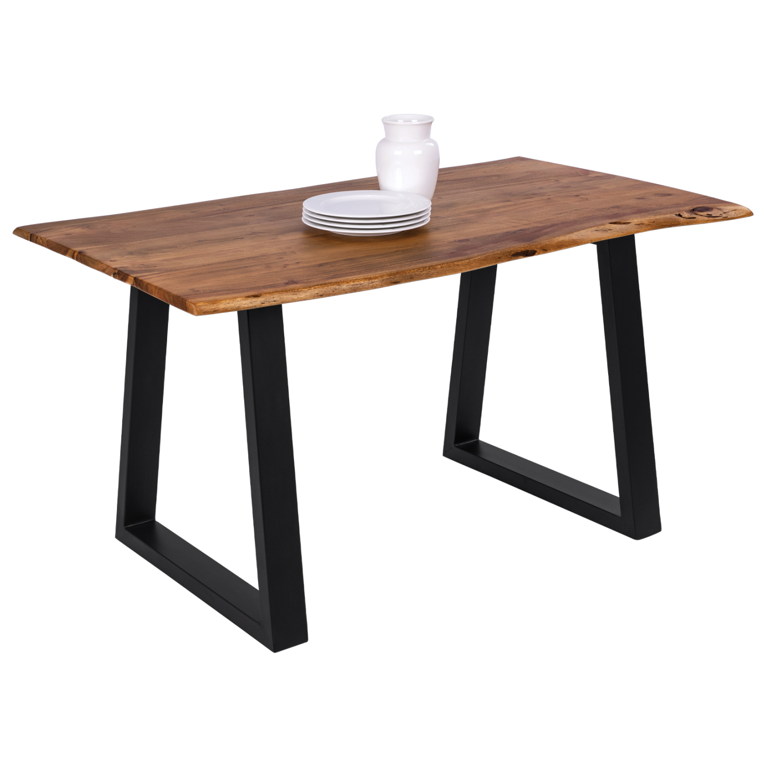 HM8163.11 ΤΡΑΠΕΖΙ ΤΡΑΠΕΖΑΡΙΑΣ MONTANA SLIM HM8163.11 ΞΥΛΟ ΑΚΑΚΙΑΣ ΣΕ ΦΥΣΙΚΟ 140x80x77Υ - Image 1