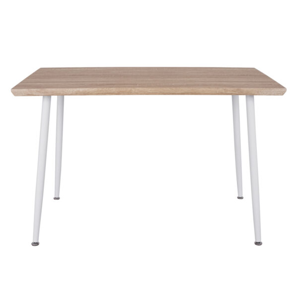 ΤΡΑΠΕΖΙ ΤΡΑΠΕΖΑΡΙΑΣ PALOMA HM8334.02, 120X70X76,5- SONOMA, ΛΕΥΚΑ ΠΟΔΙΑ - Image 3