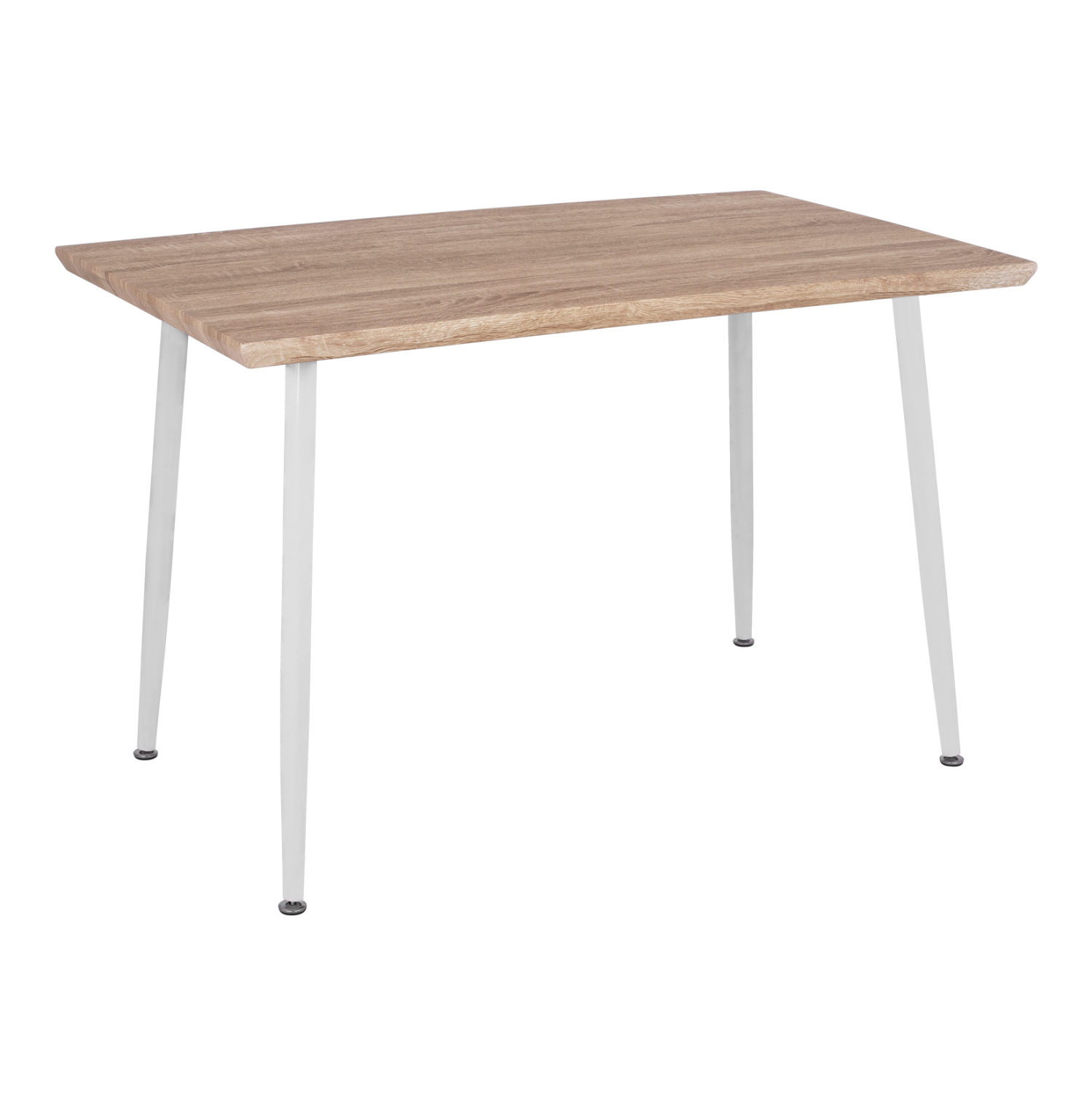 HM8334.02 ΤΡΑΠΕΖΙ ΤΡΑΠΕΖΑΡΙΑΣ PALOMA HM8334.02, 120X70X76,5- SONOMA, ΛΕΥΚΑ ΠΟΔΙΑ - Image 1