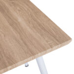 ΤΡΑΠΕΖΙ ΤΡΑΠΕΖΑΡΙΑΣ PALOMA HM8335.02, 70Χ70X76,5, SONOMA, ΛΕΥΚΑ ΠΟΔΙΑ - Image 4