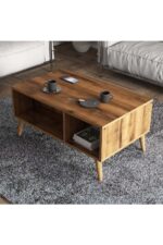 Τραπέζι σαλονιού Exxen 2072, 90x54x44,1 εκ., All4home - Image 3