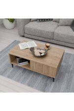 Τραπέζι σαλονιού Orta Sehra Benito 2098 90x54x38,6 εκ., All4home - Image 2