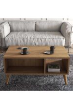 Τραπέζι σαλονιού Orta Sehra Exxen 2076 90x54x44,1 εκ., All4home - Image 4