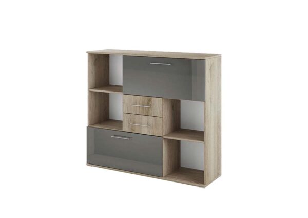 Βιβλιοθήκη  120x36x106, Modul 51, Genomax - Image 2