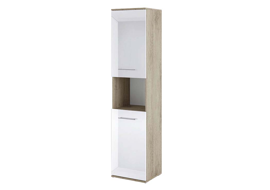 Βιβλιοθήκη με πόρτες 40x36x175.5 Βιβλιοθήκη με πόρτες 40x36x175.5, Modul 85, Genomax - Image 1