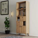 Βιβλιοθήκη 1956 Ninova , 69 x 35 x 195 εκ., All4home