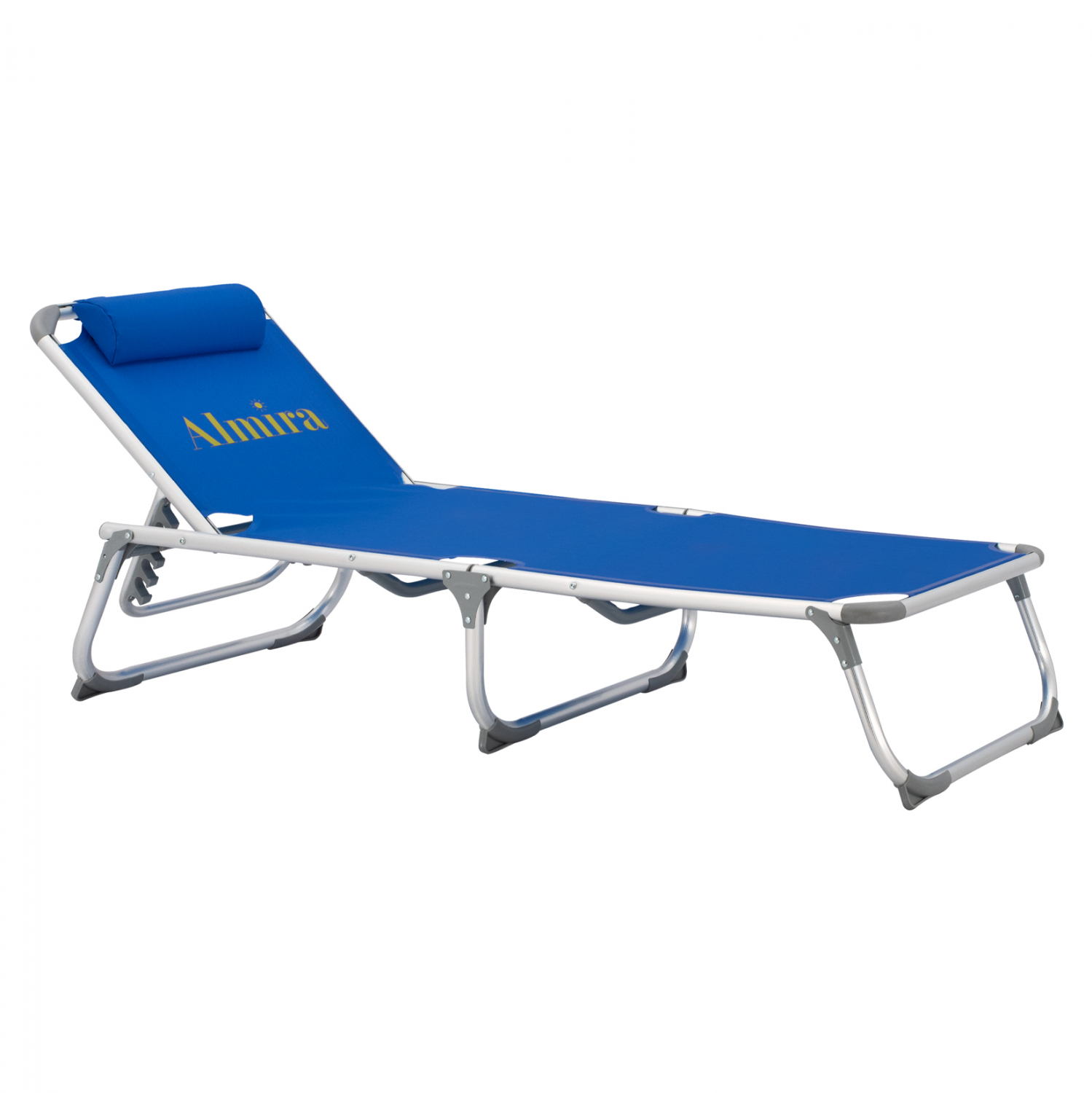 HM5054.01 ΜΠΛΕ ΞΑΠΛΩΣΤΡΑ ΠΑΡΑΛΙΑΣ ALMIRA HM5054.01 ΒΑΡΕΩΣ ΤΥΠΟΥ ΜΠΛΕ ΑΛΟΥΜΙΝΙΟΥ 188x58x28-80Υ εκ. - Image 1