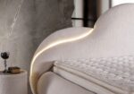 Κρεβάτι υφασμάτινο Atlantic με αποθηκευτικό χώρο, 90x190 εκ., All4home - Image 3