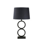 ROND DOUBLE ΦΩΤΙΣΤΙΚΟ ΕΠΙΤΡΑΠΕΖΙΟ 53cm ΣΙΔΕΡΟ ΜΑΥΡΟ ΜΑΥΡΟ 026661