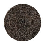 DEL MAR ΣΟΥΠΛΑ 38x38x0.5cm ΓΙΟΥΤΑ ΜΑΥΡΟ 027401