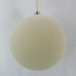 PEARL ΧΡΙΣΤΟΥΓΕΝΝΙΑΤΙΚΗ ΜΠΑΛΑ 25x25x26cm ΤΣΟΧΑ OFF WHITE 035278