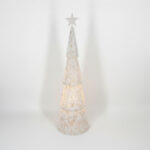 SAPIN XMAS ΦΩΤΙΣΤΙΚΟ 21x21x69.5cm ΣΙΔΕΡΟ ΛΕΥΚΟ 035463 - Image 2