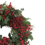 NIVAL ΧΡΙΣΤΟΥΓΕΝΝΙΑΤΙΚΟ ΣΤΕΦΑΝΙ ΜΕ ΓΚΙ 66x66cm POLYFOAM ΠΡΑΣΙΝΟ ΚΟΚΚΙΝΟ PVC 035473 - Image 2