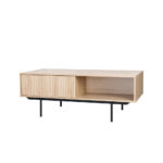 RIGOTE COFFEE TABLE 1ΣΥΡΤΑΡΙ SONOMA ΜΑΥΡΟ 120x59x45cm 04-0634 - Image 2