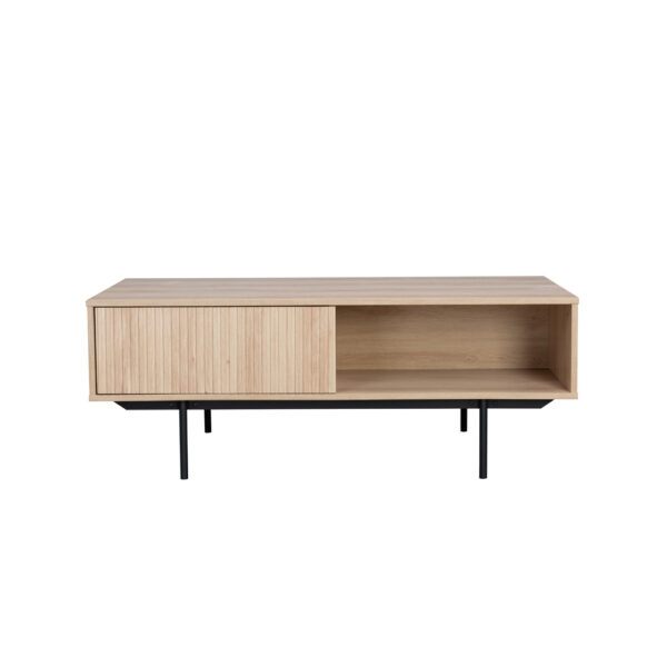 RIGOTE COFFEE TABLE 1ΣΥΡΤΑΡΙ SONOMA ΜΑΥΡΟ 120x59x45cm 04-0634 - Image 3